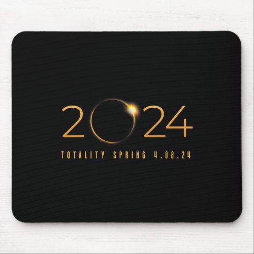 2024 Solar Eclipse American Totality Spring 4082 Mouse Pad