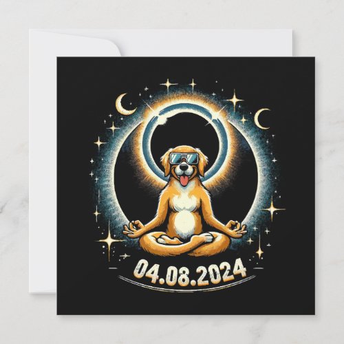 2024 Solar Eclipse Dog