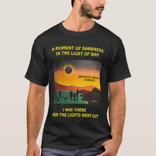 2024 Solar Eclipse Greenfield Indiana T_Shirt