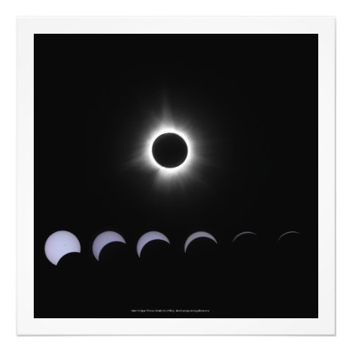 2024 Solar Eclipse Photo Print