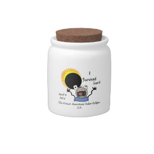 2024 Solar Eclipse Survival Edition Candy Jar