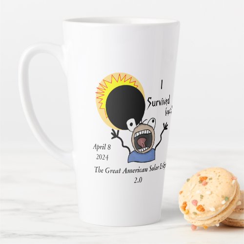 2024 Solar Eclipse Survival Edition Latte Mug