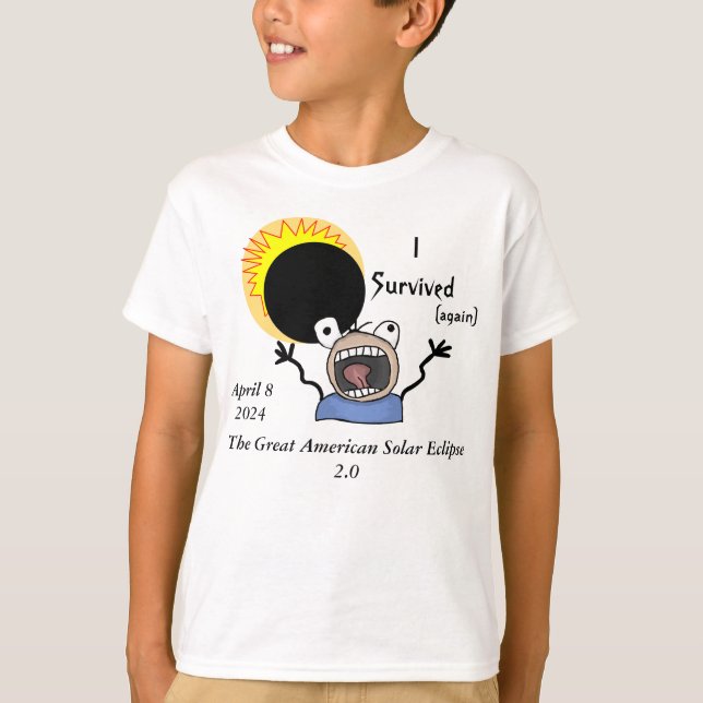 2024 Solar Eclipse Survival Edition T-Shirt (Front)