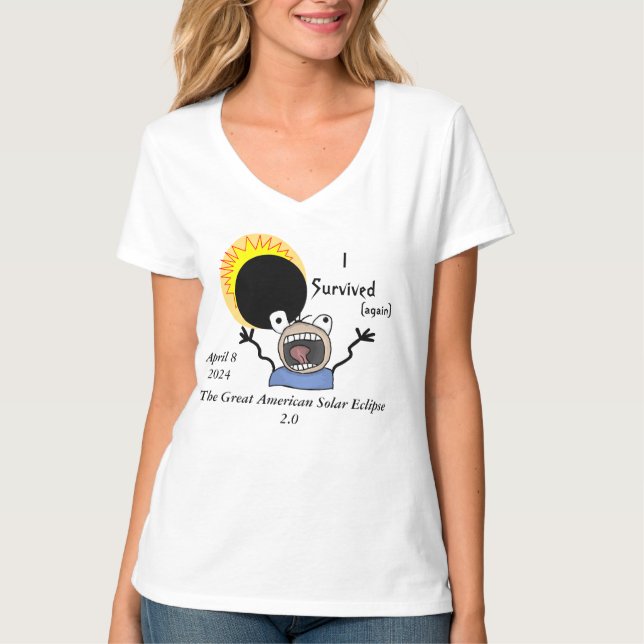 2024 Solar Eclipse Survival Edition T-Shirt (Front)