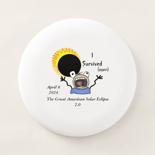 2024 Solar Eclipse Survival Edition Wham_O Frisbee