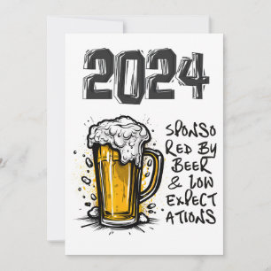 2024 Sponsored by Beer & Low Expectations Invitation