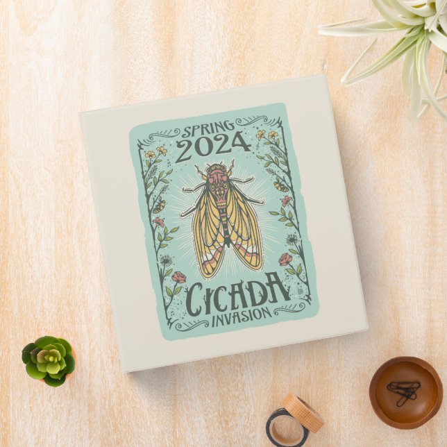 2024 Spring Cicada Invasion 3 Ring Binder (In Situ)