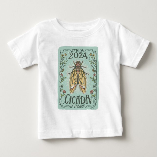 2024 Spring Cicada Invasion Baby T-Shirt (Front)