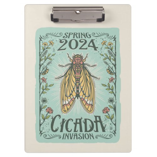 2024 Spring Cicada Invasion Clipboard