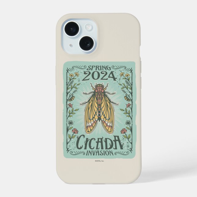 2024 Spring Cicada Invasion Iphone Case (Back)