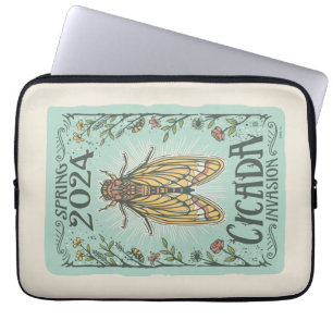 2024 Spring Cicada Invasion Laptop Sleeve