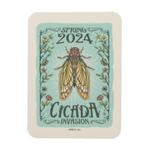 2024 Spring Cicada Invasion Magnet