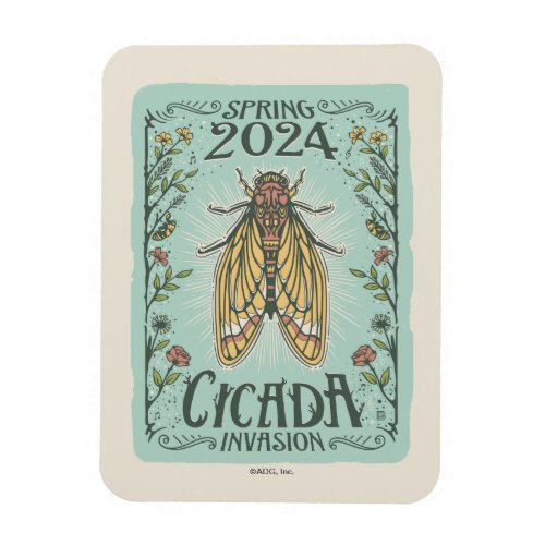 2024 Spring Cicada Invasion Magnet