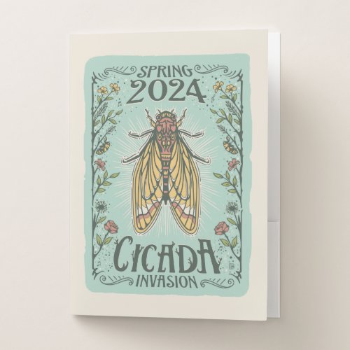 2024 Spring Cicada Invasion Pocket Folder