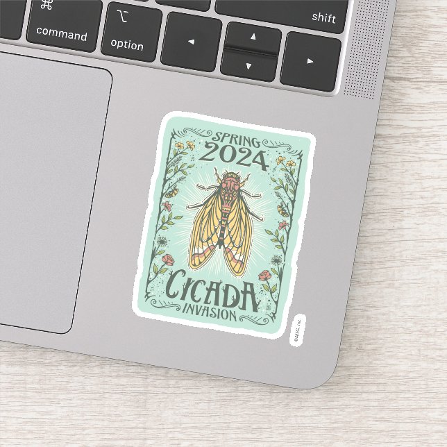 2024 Spring Cicada Invasion Sticker (Detail)