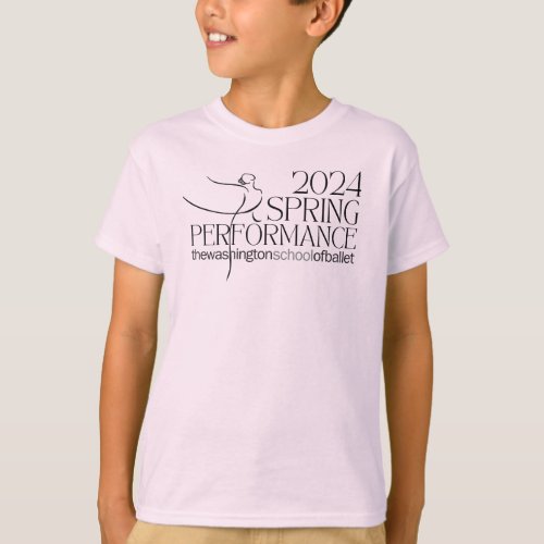 2024 Spring Performance Kids Tshirt in Blossom