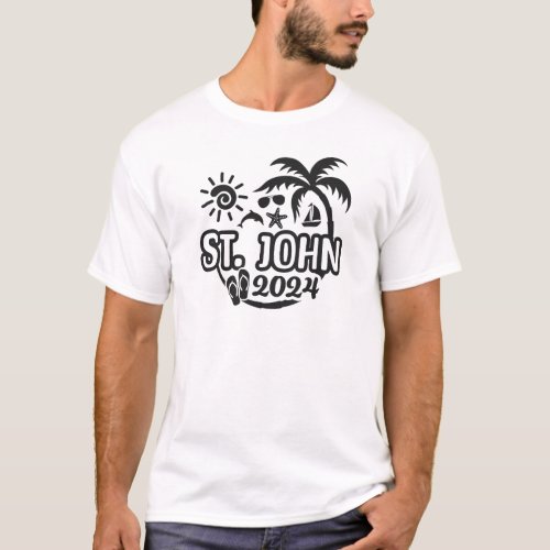 2024 St John USVI Vacation_Saint John T_shirt