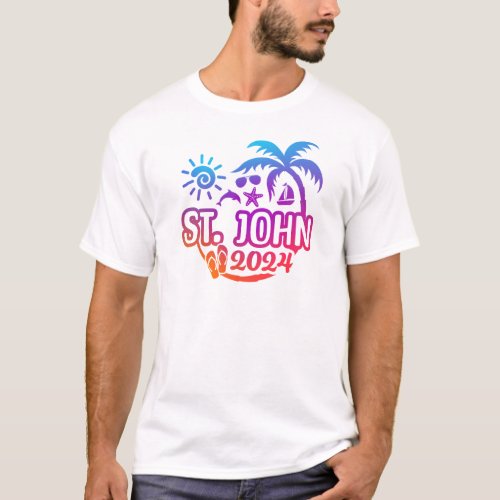 2024 St John USVI Vacation_Saint John T_shirt
