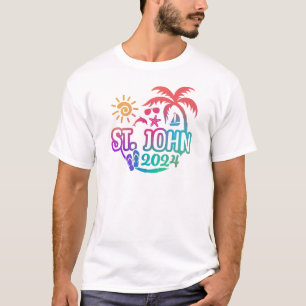 2024 St. John USVI Vacation-Saint John T-shirt