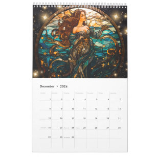 Mermaid Calendar 2024 Mermaids Wall Calendar 2024 Mermaid Planner