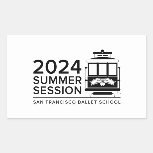 2024 Summer _ Cable Car Sticker