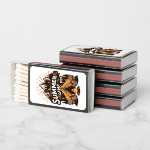 2024 Summer Camp Summer Camping Vacation Matching  Matchboxes