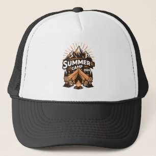2024 Summer Camp Summer Camping Vacation Matching Trucker Hat