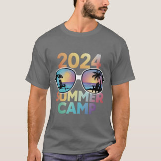 2024 Summer Camp Vacation Matching Family Group vi T-Shirt