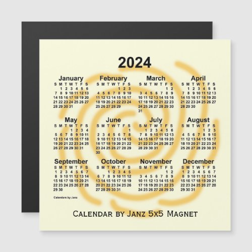 2024 Sunny Days Calendar by Janz 5x5 Magnet