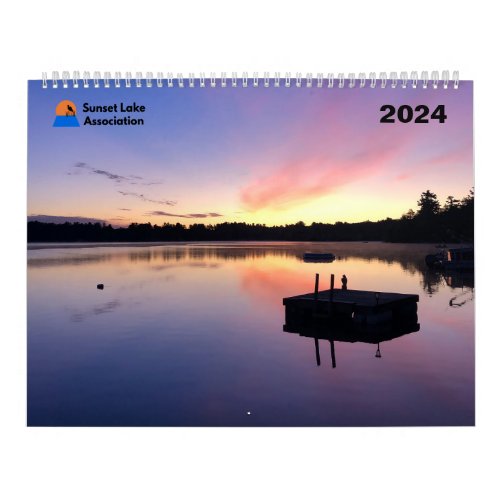 2024 Sunset Lake Calendar
