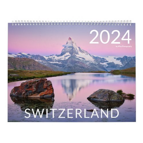 2024 Switzerland nature  landscape photo Calendar