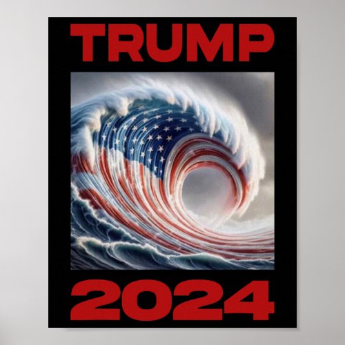 2024 Take America Back Election Patriotic Flag  Poster