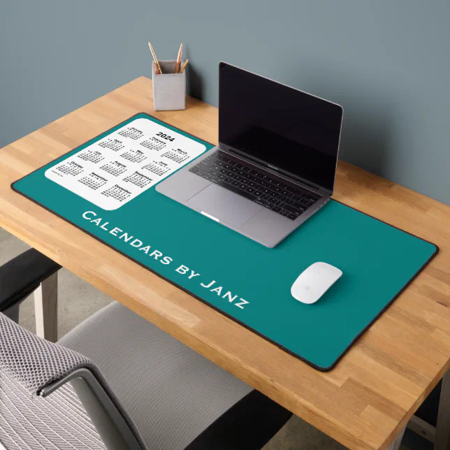 2024 Teal Two Tone Calendar By Janz Desk Mat Zazzle   2024 Teal Two Tone Calendar By Janz Desk Mat R86334088c1c942fb8554fd84b900eacb 70blix 644.webp