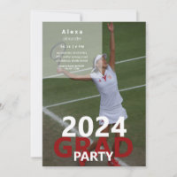 2024 Tennis Photo Graduation Party