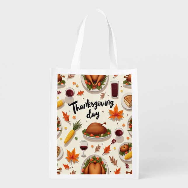 2024 Thanksgiving day Shopping Bag (Back)