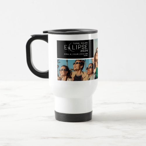 2024 Total Solar Eclipse 3_Photo Souvenir Travel Mug