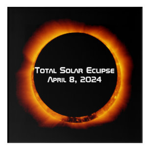 2024 Total Solar Eclipse Acrylic Print