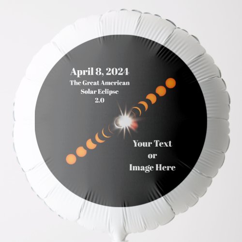 2024 Total Solar Eclipse Balloon