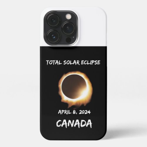 2024 Total Solar Eclipse _ Canada iPhone 13 Pro Case