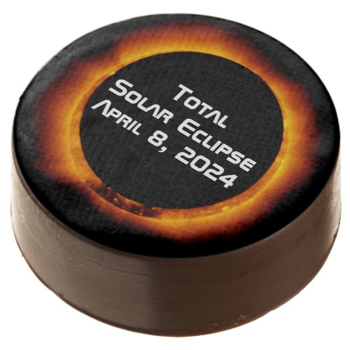 2024 Total Solar Eclipse Chocolate Covered Oreo