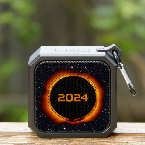 2024 Total Solar Eclipse Date Starry Sky Bluetooth Speaker