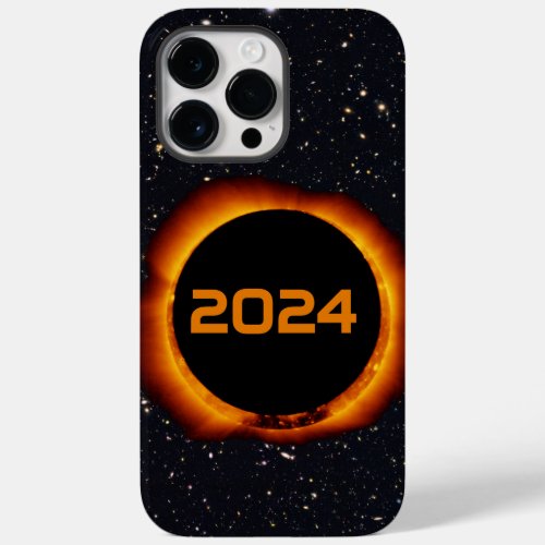 2024 Total Solar Eclipse Date Starry Sky Case_Mate iPhone 14 Pro Max Case