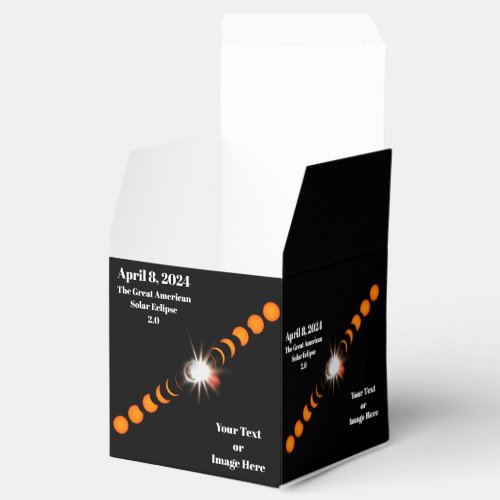2024 Total Solar Eclipse Favor Boxes