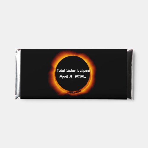2024 Total Solar Eclipse Hershey Bar Favors