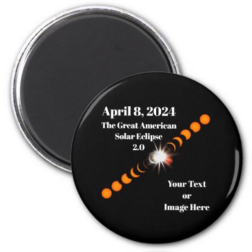 2024 Total Solar Eclipse Magnet