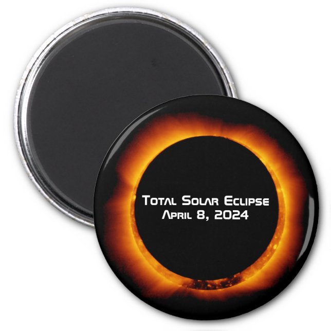 2024 Total Solar Eclipse Magnet (Front)