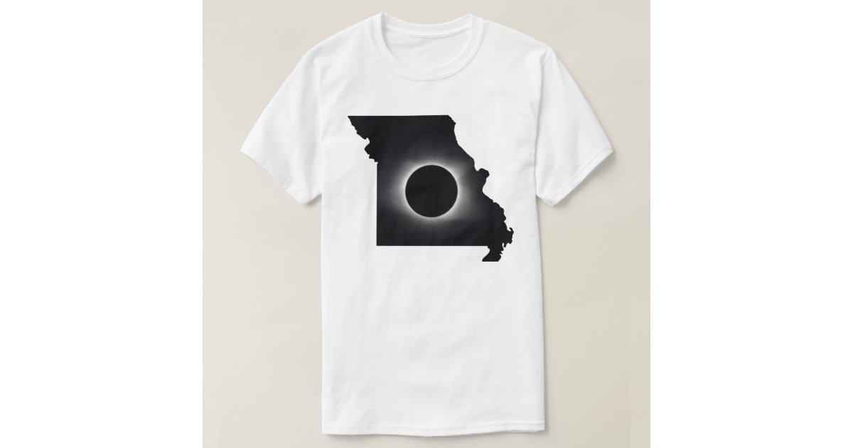 2024 Total Solar Eclipse Missouri T-Shirt | Zazzle