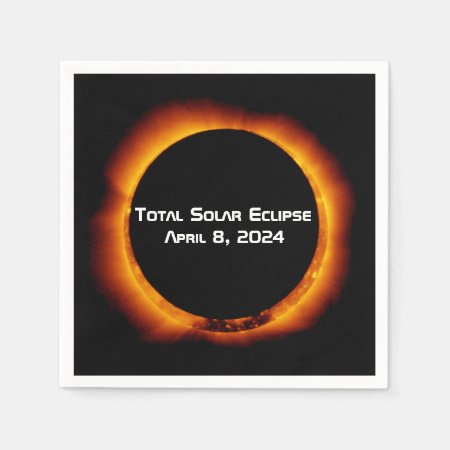 2024 Total Solar Eclipse Napkins
