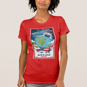 2024 Total Solar Eclipse New York T-Shirt