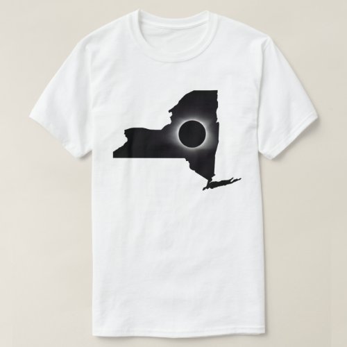 2024 Total Solar Eclipse New York T_Shirt